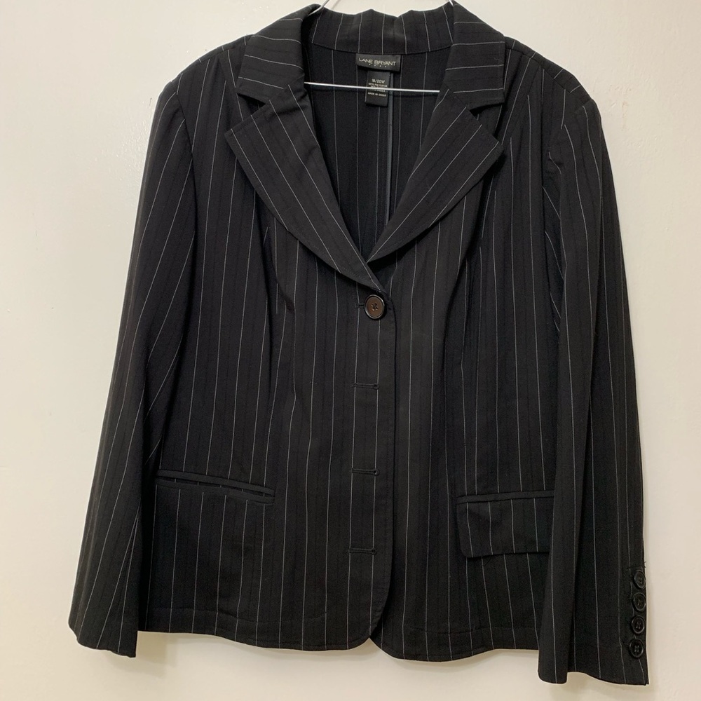 Lane Bryant Pin-Stripe Blazer - size 18